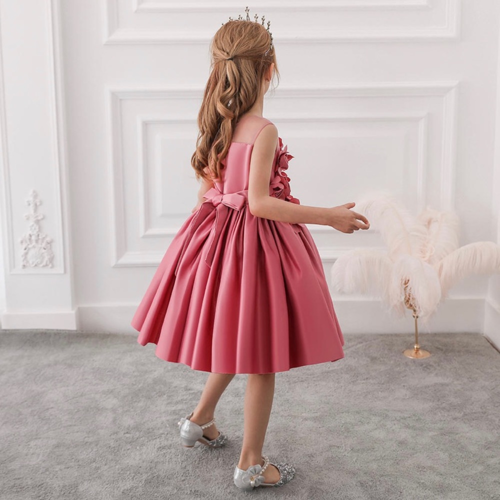 Fancy Embroidered Floral birthday dress - Picture 6 of 12